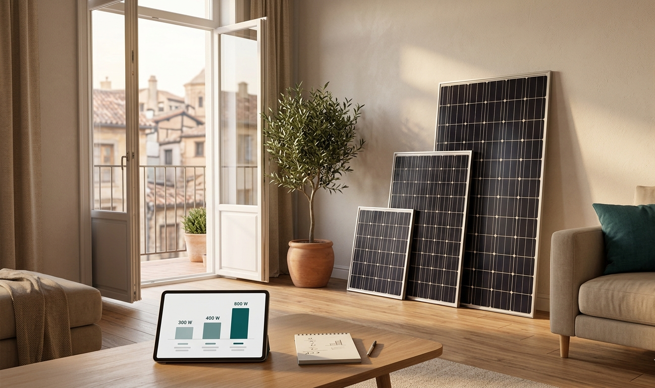 Choosing the Right Size: 300 W vs 400 W vs 800 W Plug‑In Solar